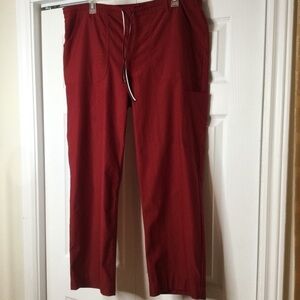 Options Red scrubs pants